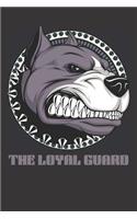 Dog Loyal Guard Notebook Journal: Dog Loyal Guard Notebook Journal Gift College Ruled 6 x 9 120 Pages