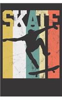 Notebook: Skateboard Skateboarding Skateboarder Skate Dot Grid 6x9 120 Pages Journal