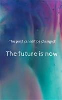 The past cannot be changed - The future is now