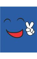 Smiley Face Blank Sketchbook