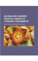 An English Garner Critical Essays