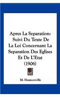 Apres La Separation