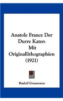 Anatole France Der Durre Kater