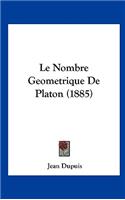 Le Nombre Geometrique de Platon (1885)