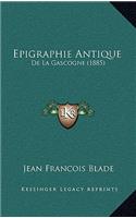 Epigraphie Antique