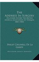 The Address In Surgery