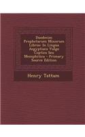 Duodecim Prophetarum Minorum Libros