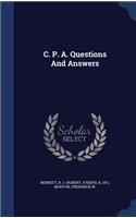 C. P. A. Questions And Answers