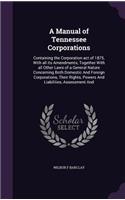 Manual of Tennessee Corporations