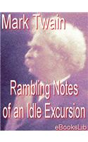 The Rambling Notes of an Idle Excursion