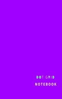 Dot Grid Notebook: 110 Dot Grid Pages, (8 X 10) Inches (Vivid Violet)(English)