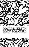 Doodle Sketch Book for Girls: A 5 x 8 Unlined Sketchbook(Journal, Diary, Notebooks)