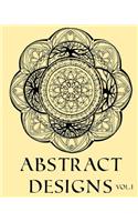 Abstract Designs Adult Coloring Book Colouring 58 Stars Mandalas & Other Designs