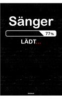 Sänger Lädt... Notizbuch