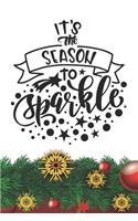 It's the Season to Sparkle Notebook