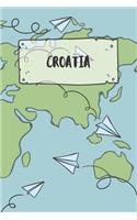 Croatia: Ruled Travel Diary Notebook or Journey Journal - Lined Trip Pocketbook for Men and Women with Lines