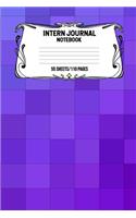 Intern Journal Notebook 55 Sheets/110 Pages