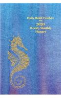 Daily Habit Tracker and 2020 Weekly Monthly Planner