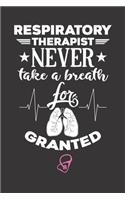 Respiratory Therapist never take a breath for granted