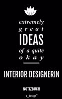 Notizbuch für Interior Designer / Interior Designerin: Originelle Geschenk-Idee [120 Seiten liniertes blanko Papier]