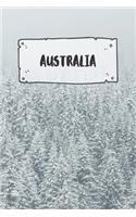 Australia: Ruled Travel Diary Notebook or Journey Journal - Lined Trip Pocketbook for Men and Women with Lines