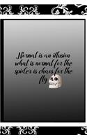 Normal Is An Illusion What Is Normal For The Spider Is Chaos For The Fly