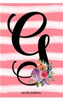 Monogram G Notebook