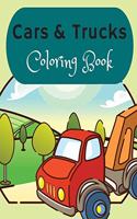 Cars and Trucks Coloring Book