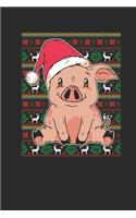 Ugly Christmas - Pig: Dotted Bullet Notebook - Christmas Gift for Kids, Women, Men Girls And Boys