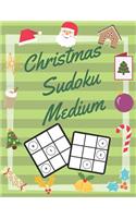 Christmas Sudoku Medium: 100 Pages With Sudokus On Medium Level - Solve And Relax - Large Print, Perfect Gift For Advent Time (125 Pages, 8.5 x 11)