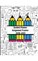 Student Planner Assignment Tracker 2018-2019