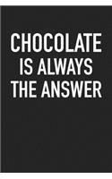 Chocolate Is Always the Answer