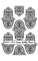 2019-2022 Hamsa Monthly Planner: 48 Months Pretty Simple Planner Calendar - Get Organized. Get Focused. Take Action Today and Achieve Your Goals