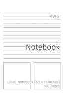 Notebook: Lined Notebook (8.5 x 11 inches) 100 Pages