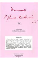 Documents Stephane Mallarme IV