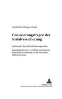 Finanzierungsfragen Der Sozialversicherung