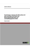 Tierhaltung in Heimen für Menschen mit einer geistigen Behinderung - Planungsüberlegungen aus sozialpädagogischer Sicht