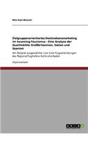 Zielgruppenorientiertes Destinationsmarketing im Incoming-Tourismus - Eine Analyse der Quellmärkte Großbritannien, Italien und Spanien: Am Beispiel ausgewählter Low Cost-Flugverbindungen des Regionalflughafens Karlsruhe-Baden(German)