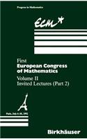 First European Congress of Mathematics Paris, July 6-10, 1992