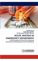 Acute Vertigo in Emergency Department