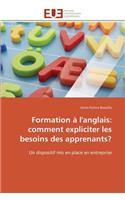 Formation � l'Anglais
