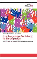 Los Programas Sociales y La Participacion