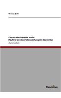 Einsatz von Biotests in der Routine-Gewässerüberwachung des Saarlandes: (German)