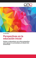 Perspectivas en la educación inicial