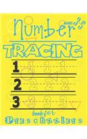 Number tracing book for preschoolers ages 3-5