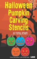 Halloween Pumpkin Carving Stencils 30 Stencil Designs Home Decoration Craft Activity Book