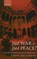 Just War or Just Peace?