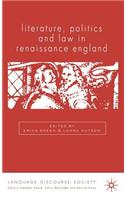 Literature, Politics and Law in Renaissance England