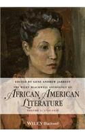 Wiley Blackwell Anthology of African American Literature, Volume 1