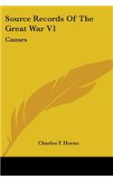 Source Records Of The Great War V1: Causes(English)